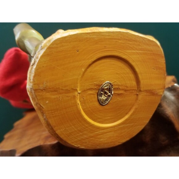 Vintage Tilso Golden Fantasy Pixie Christmas Elf Playing Harp 7.6"x4"x3" - Picture 6 of 6